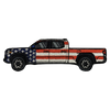 Tacoma Double Cab Long Bed Patriotic Patch - GZila Designs