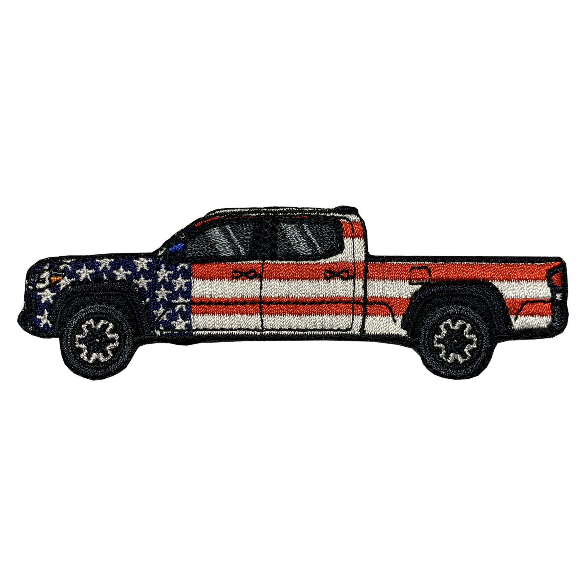 Tacoma Double Cab Long Bed Patriotic Patch - GZila Designs