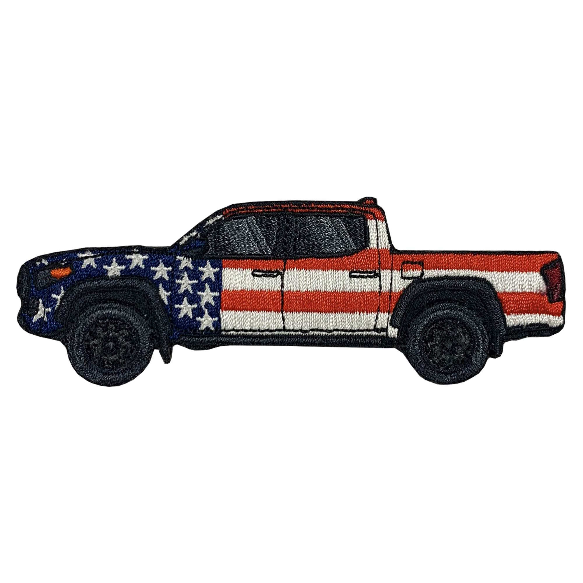 Tacoma Double Cab Short Bed Patriotic Patch - GZila Designs