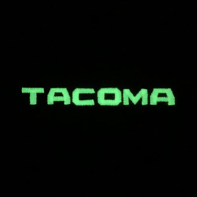 Tacoma Black Name Tape Patch - GZila Designs