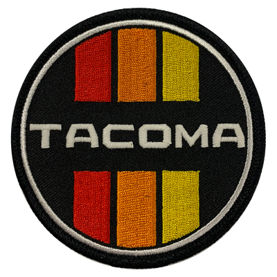 Tacoma Retro Circle Patch - GZila Designs