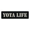 Yota Life Black Name Tape Patch - GZila Designs