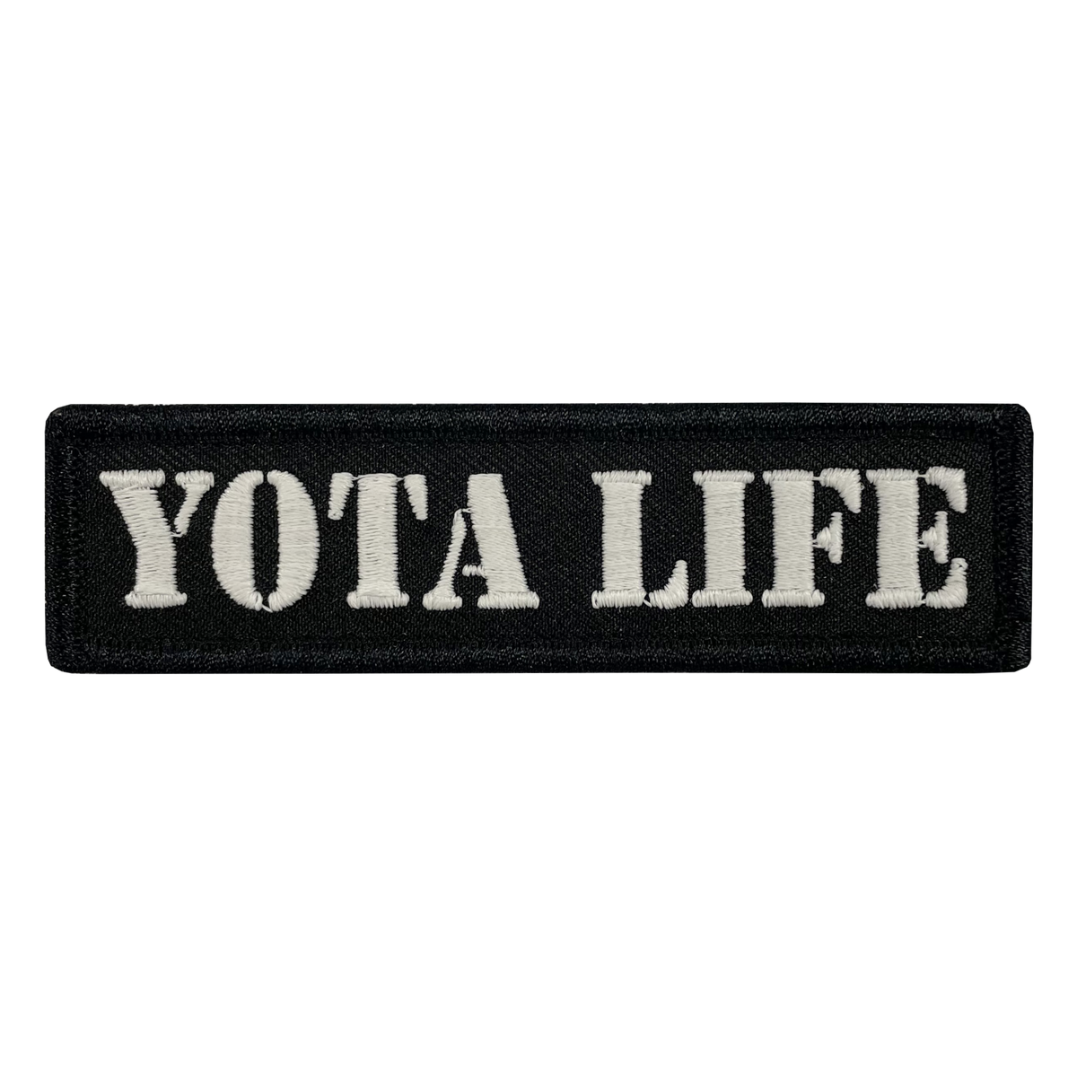 Yota Life Black Name Tape Patch - GZila Designs