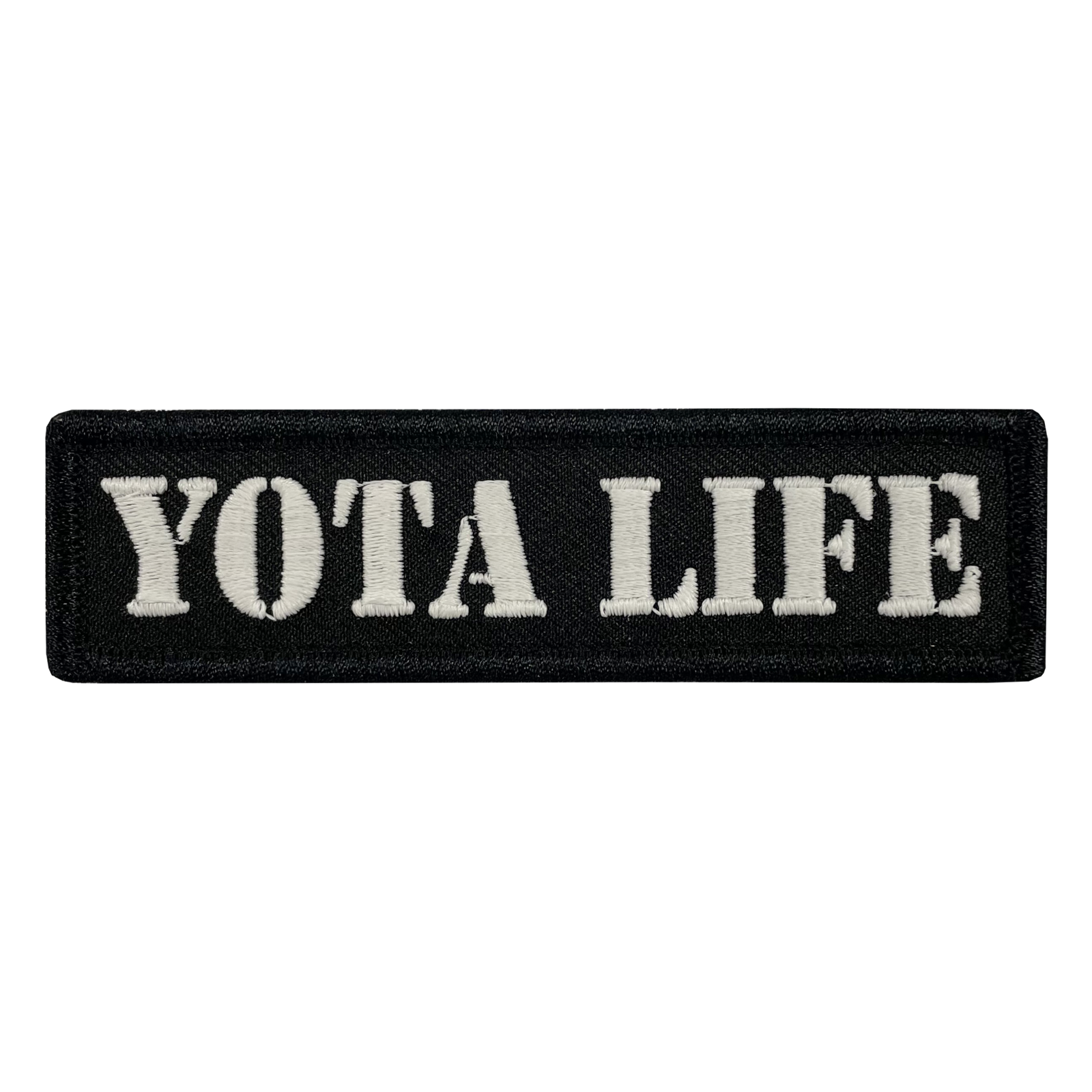 Yota Life Black Name Tape Patch - GZila Designs